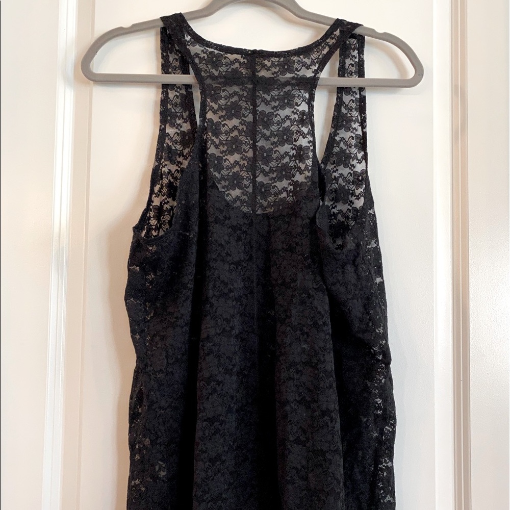 Hinge brand lace tank top size large